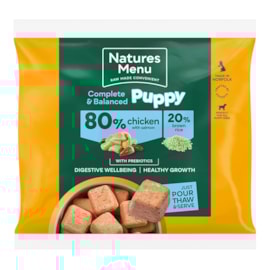 Natures Menu 80/20 Puppy Chicken & Salmon Nuggets 1kg (Frozen)