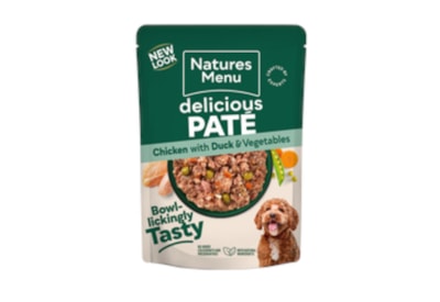 Natures Menu Cooked Food Pouches For Dogs Chicken & Duck 300g Natures Menu Cooked Food Pouches For Dogs Chicken & Duck 300g