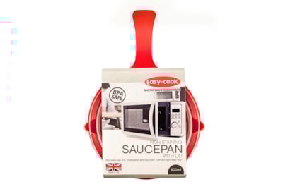 Easy-cook Saucepan & Lid Red Small 0.6lt Easy-cook Saucepan & Lid Red Small 0.6lt
