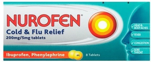 Nurofen Cold & Flu Relief Tablets 8's (RB454507)