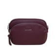 David Jones Pu Twin Pocket X/body Bag Bordeaux David Jones Pu Twin Pocket X/body Bag Bordeaux