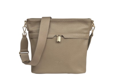 David Jones Slouchy Cross Body Bag Taupe David Jones Slouchy Cross Body Bag Taupe