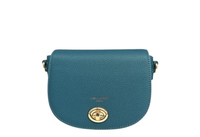 David Jones Pu Sml Full Flap Shoulder Bag Blue David Jones Pu Sml Full Flap Shoulder Bag Blue