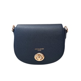 David Jones Pu Sml Full Flap Shoulder Bag Navy
