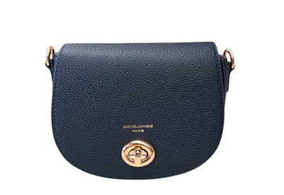 David Jones Pu Sml Full Flap Shoulder Bag Navy David Jones Pu Sml Full Flap Shoulder Bag Navy