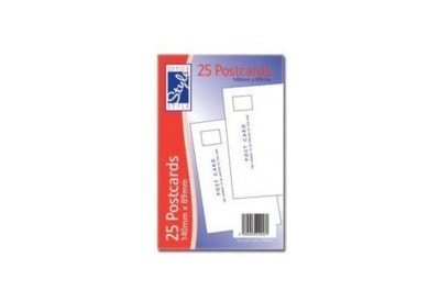 Office Style White Postcards 25s (STA054)