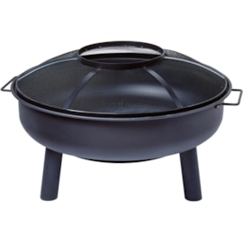Black Metal Fire Pit 74cm Black Metal Fire Pit 74cm