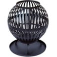 Black Metal Fire Pit Basket 52cm (OH218014)