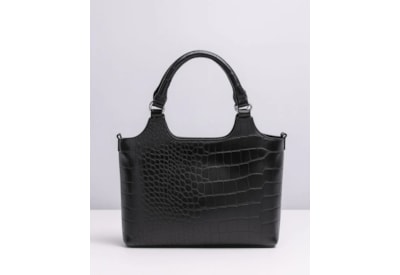 Lappella Olivia In Black Croc Lappella Olivia In Black Croc