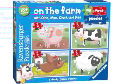 Ravensburger On the Farm My First Puzzles Ravensburger On the Farm My First Puzzles