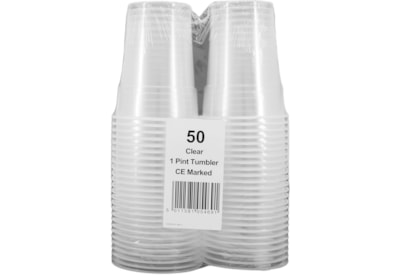 One Pint Clear Tumblers 50s One Pint Clear Tumblers 50s