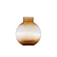 Sifcon Ribbed Glass Vase 20x21 (OR6389)