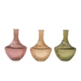 Sifcon Ribbed Glass Vase 15x25 Sifcon Ribbed Glass Vase 15x25