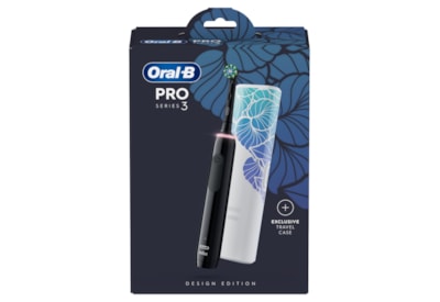 Oral B Pro3500 Rechargeable Toothbrush With Travel Case - Black Oral B Pro3500 Rechargeable Toothbrush With Travel Case - Black