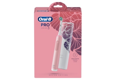 Oral B Pro3500 Rechargeable Tootbrush With Travel Case - Pink Oral B Pro3500 Rechargeable Tootbrush With Travel Case - Pink