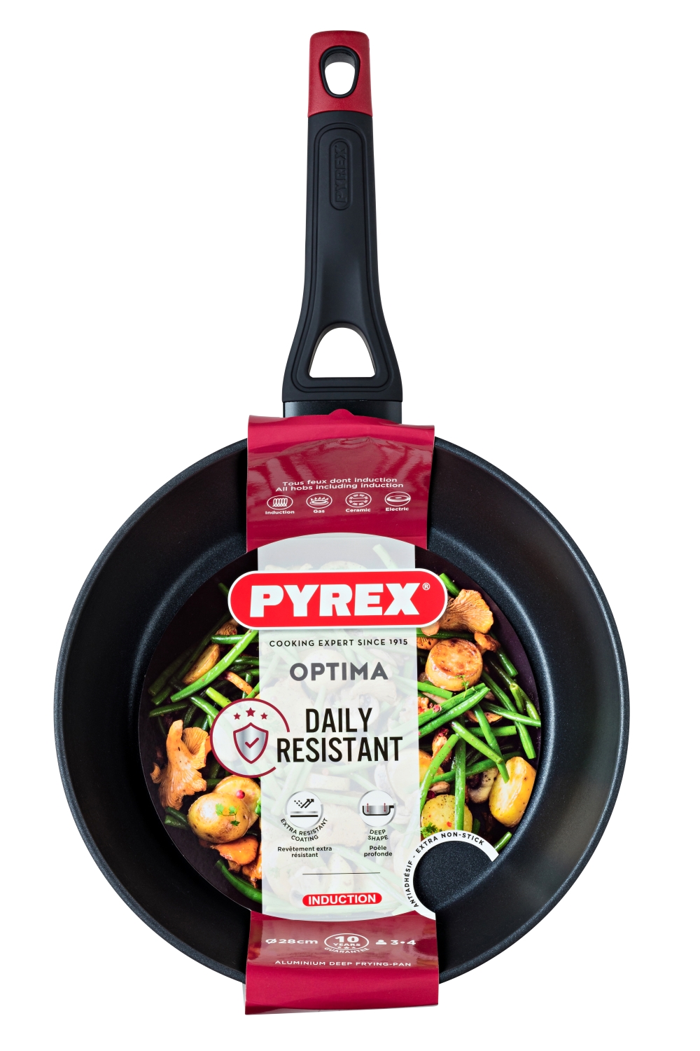 Pyrex Origin Induction Frying Pan 26cm