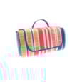 Textured Stripe Fleece Picnic Blanket 130cm Textured Stripe Fleece Picnic Blanket 130cm