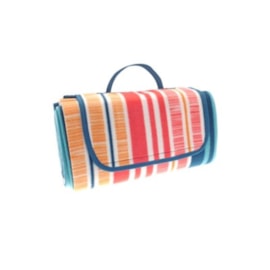 Textured Stripe Fleece Picnic Blanket 130cm Textured Stripe Fleece Picnic Blanket 130cm