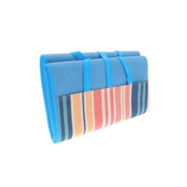 Textured Stripe Design Large Beach Mat 150cm Textured Stripe Design Large Beach Mat 150cm