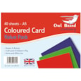 Owl Brand Coloured Card A4 40 sht (OBS312)