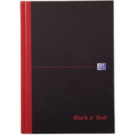 Oxford Black'n'red Casebound Ruled A5 (100080459)