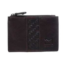 Mala Leather Oxford Card & Coin Purse Brown Mala Leather Oxford Card & Coin Purse Brown