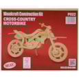 Cross Country Motorbike Woodcraft Construction Kit