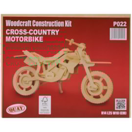 Cross Country Motorbike Woodcraft Construction Kit
