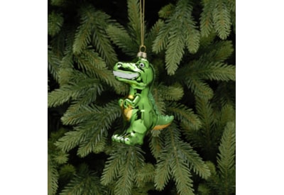 Festive Cute Glass Dinosaur 12cm Festive Cute Glass Dinosaur 12cm