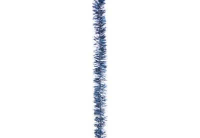 Festive Chunky Cut Tinsel Mid Blue 200cmx10cm Festive Chunky Cut Tinsel Mid Blue 200cmx10cm