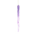 Festive Hanging Clear/lilac Glitter Acrylic Icicle 22cm Festive Hanging Clear/lilac Glitter Acrylic Icicle 22cm