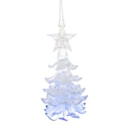 Festive Hanging Pale Lilac/iris Glitter Acrylic Pinecone/star 13cm Festive Hanging Pale Lilac/iris Glitter Acrylic Pinecone/star 13cm