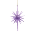 Festive Hanging Lilac Glitter Acrylic Starburst 15cm Festive Hanging Lilac Glitter Acrylic Starburst 15cm
