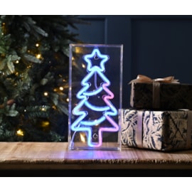 Festive Red/Green/Blue Neon Flex Christmas Tree Usb 30cm Festive Red/Green/Blue Neon Flex Christmas Tree Usb 30cm