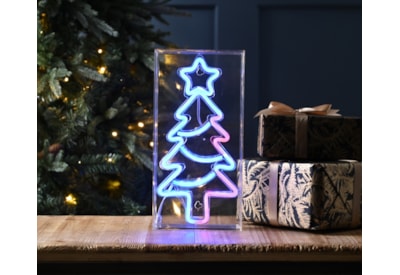 Festive Red/Green/Blue Neon Flex Christmas Tree Usb 30cm Festive Red/Green/Blue Neon Flex Christmas Tree Usb 30cm