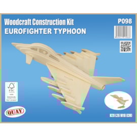 Eurofighter Typhoon Woodcraft Construction Kit