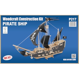 Pirate Ship Woodcraft Construction Kit Pirate Ship Woodcraft Construction Kit