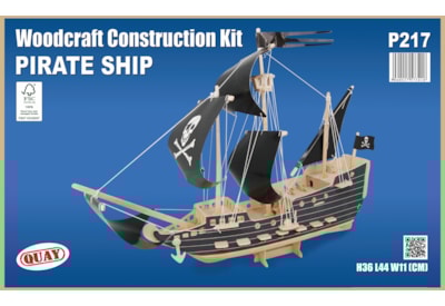 Pirate Ship Woodcraft Construction Kit Pirate Ship Woodcraft Construction Kit
