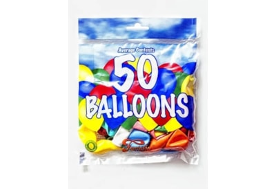 Fantasia Balloons Asstd. Colours 50s (PAK50L)