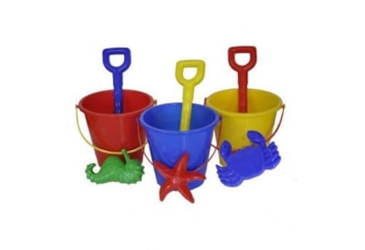 Bucket Spade & Mould Set Assorted 15cm Bucket Spade & Mould Set Assorted 15cm