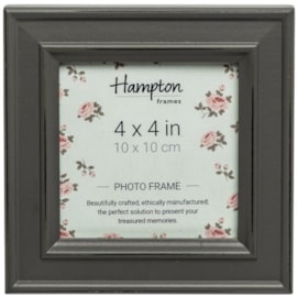 Hampton Frames Paloma Dstrssd Wood Frame Dark Grey 4x4" (PAL301944G)
