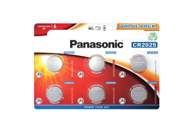 Panasonic Cr2025 Battery 6pk Panasonic Cr2025 Battery 6pk