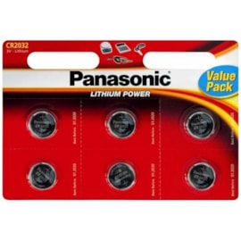 Panasonic Cr2032 Battery 6pk (PANACR2032-B6)