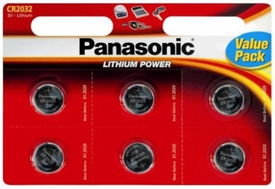 Panasonic Cr2032 Battery 6pk Panasonic Cr2032 Battery 6pk