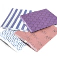 Patterned Paper Bags Blue 500s 10x14" (1014BS)