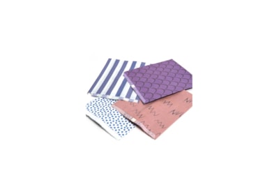 Striped Paper Bags Blue 1000s 5x7" Striped Paper Bags Blue 1000s 5x7"