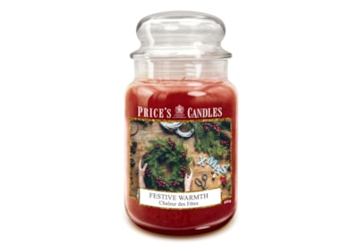 Prices Festive Warmth Jar Candle Large