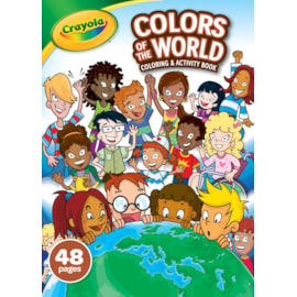 Crayola 48pg Colours of the World Colouring Book (921373.012)
