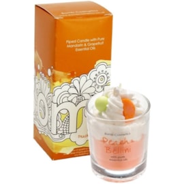 Get Fresh Cosmetics Peach Bellini Piped Candle (PPEABEL04)