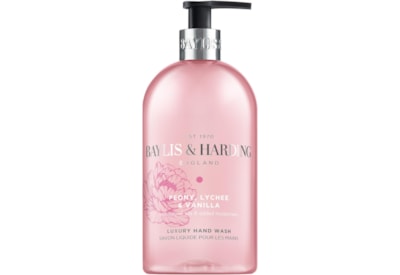 Baylis & Harding Peony Lychee & Vanilla Hand Wash 500ml